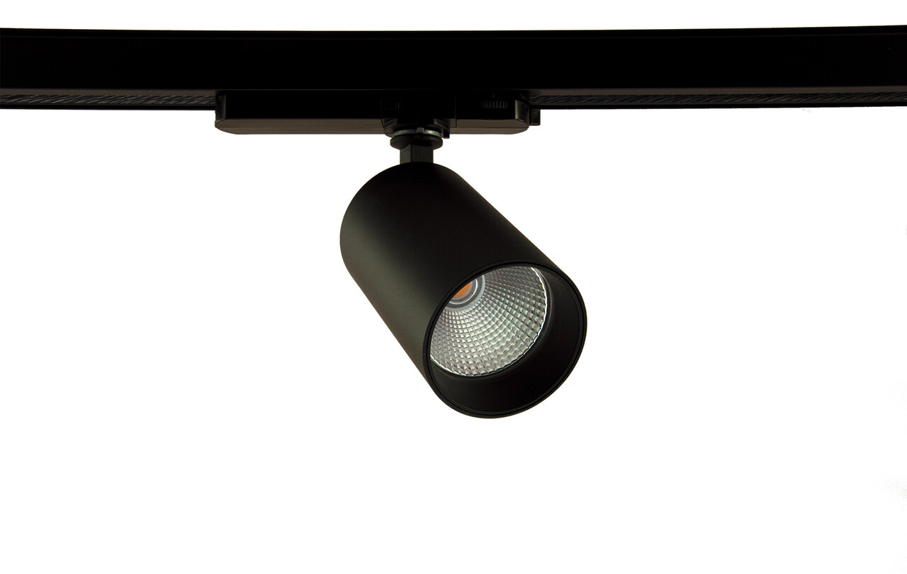 Macbright LED Railspot 3-Fase - Mat Zwart - West - 16.8W 2000Lm - 3000K 830 Warm Wit | Eutrac - 36D - 5 Jaar Garantie Macbright LED Railspot 3-Fase - Mat Zwart - West - 16.8W 2000Lm - 3000K 830 Warm Wit | Eutrac - 36D - 5 Jaar Garantie