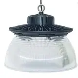 LCB LED Europe  Dimbare LED Highbay Pro Concord IP65 - 150W 22500Lm – 3000K 830 Warm Wit – 120D | PC Prismatische Kap | 0-10V DIM | Vervangt 400W