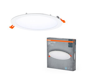 Ledvance Zakelijk: Professionele LED Verlichting & Armaturen LED Downlight Slim Recess Wit 22W 2400lm 110D - 6500K 865 Daglicht | 225mm - Zaagmaat 200mm Ledvance Zakelijk: Professionele LED Verlichting & Armaturen LED Downlight Slim Recess Wit 22W 2400lm 110D - 6500K 865 Daglicht | 225mm - Zaagmaat 200mm