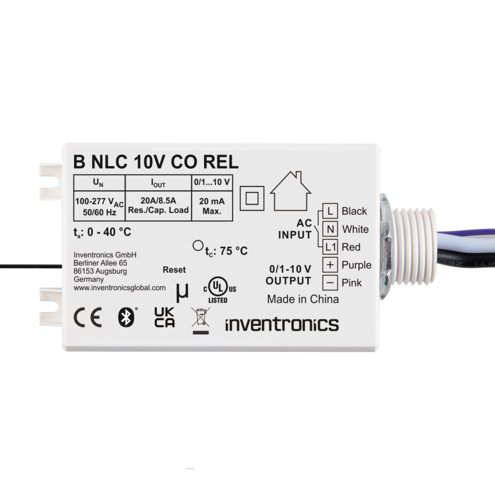 Silvair Hubsense Bluetooth Mesh NLC naar 0-10V converter | B NLC 10V CO REL - Max 20Ma - Osram Lichtregelsysteemcomponent