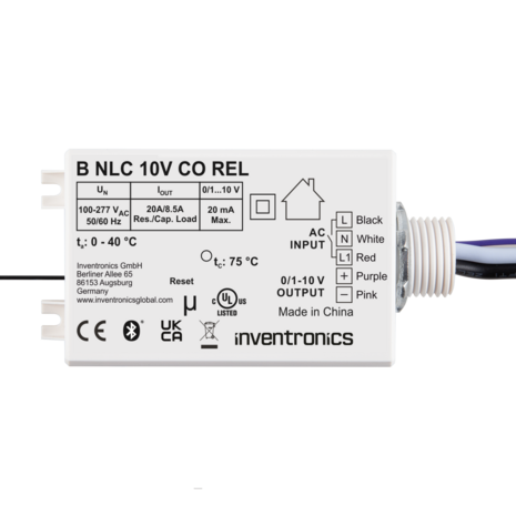 Silvair Hubsense Bluetooth Mesh NLC naar 0-10V converter | B NLC 10V CO REL - Max 20Ma - Osram Lichtregelsysteemcomponent