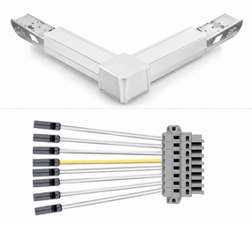 LED Lichtlijn Toebehoren | Voedingsmodule - L Profiel Connector 50cm/50cm - Type Sirius LED Lichtlijn Toebehoren | Voedingsmodule - L Profiel Connector 50cm/50cm - Type Sirius