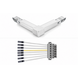 LED Lichtlijn Toebehoren | Voedingsmodule - L Profiel Connector 50cm/50cm - Type Sirius LED Lichtlijn Toebehoren | Voedingsmodule - L Profiel Connector 50cm/50cm - Type Sirius