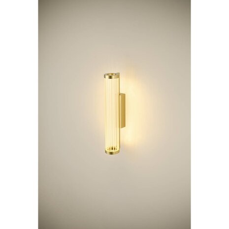 SLV: Innovatieve lichtoplossingen voor de zakelijke klant LED Wandlamp QUIMERA - Messing Goud - 2700/3000K - Dimbaar SLV: Innovatieve lichtoplossingen voor de zakelijke klant LED Wandlamp QUIMERA - Messing Goud - 2700/3000K - Dimbaar
