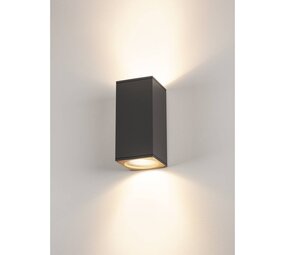 SLV: Innovatieve lichtoplossingen voor de zakelijke klant LED Buiten Wandlamp IP44 - Up Down BIG THEO - Antraciet grijs -2-Lichts AR111 GU10  | 3 jaar garantie