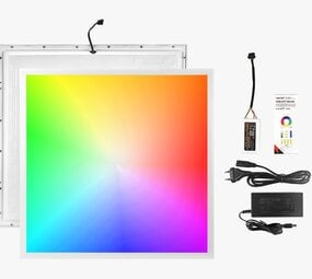 LCB LED Europe LED Paneel 60x60cm 24V - Pro Slim Line - 36W 3600Lm- RGB-CCT | RF 2.4 Ghz - UGR22 Opaal - Backlit - 3 Jaar Garantie LCB LED Europe LED Paneel 60x60cm 24V - Pro Slim Line - 36W 3600Lm- RGB-CCT | RF 2.4 Ghz - UGR22 Opaal - Backlit - 3 Jaar Garantie