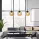 Searchlight Hanglamp PUNCH - 3-Lichts E27 - Zwart Metaal met Champagne Glas - 121cm | Dimbaar Searchlight Hanglamp PUNCH - 3-Lichts E27 - Zwart Metaal met Champagne Glas - 121cm | Dimbaar