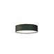 Searchlight Plafondlamp DRUM - 2-Lichts E27 - Groen Velvet - Ø38cm | Dimbaar Searchlight Plafondlamp DRUM - 2-Lichts E27 - Groen Velvet - Ø38cm | Dimbaar