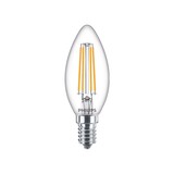 Philips LED Verlichting | Officieel distributeur LED Kaarslamp E14 Filament Helder 6.5W 806lm 2700K