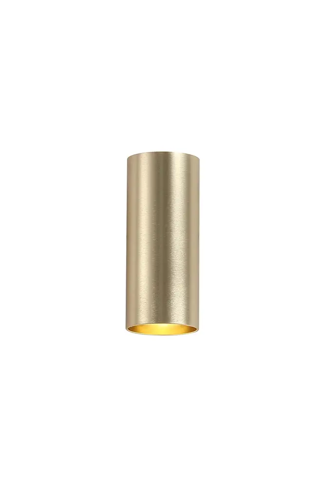 Searchlight Wandlamp CYLS - Up Down GU10 - Goud Aluminium - IP20 | Dimbaar Searchlight Wandlamp CYLS - Up Down GU10 - Goud Aluminium - IP20 | Dimbaar