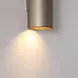 Searchlight Wandlamp CYLS - Up Down GU10 - Latte Aluminium - IP20 | Dimbaar