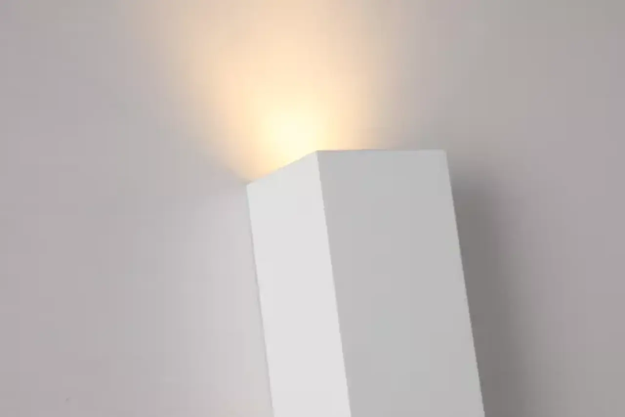 Searchlight Wandlamp DON - Up Down GU10 - Wit Aluminium - IP20 | Dimbaar Searchlight Wandlamp DON - Up Down GU10 - Wit Aluminium - IP20 | Dimbaar