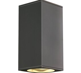 SLV: Innovatieve lichtoplossingen voor de zakelijke klant LED Buiten Wandlamp IP44 - Up Down BIG THEO - Antraciet grijs -2-Lichts AR111 GU10 | 3 jaar garantie SLV: Innovatieve lichtoplossingen voor de zakelijke klant LED Buiten Wandlamp IP44 - Up Down BIG THEO - Antraciet grijs -2-Lichts AR111 GU10 | 3 jaar garantie