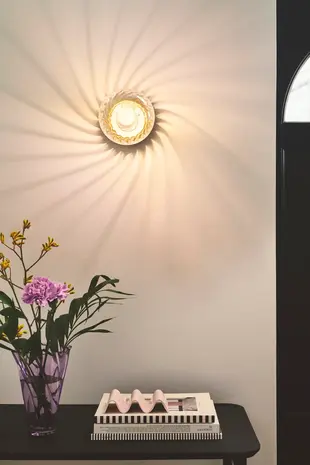 LCB Wandlamp Rond – Art Deco Stijl - Messing Goud - E14 Fitting LCB Wandlamp Rond – Art Deco Stijl - Messing Goud - E14 Fitting