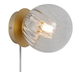 LCB LED Europe Wandlamp Rond – Art Deco Stijl - Messing Goud - E14 Fitting LCB LED Europe Wandlamp Rond – Art Deco Stijl - Messing Goud - E14 Fitting