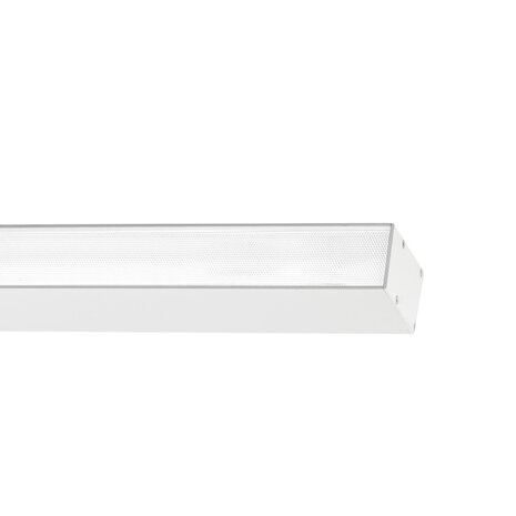 Spectrum voor de installateur LED Pendelarmatuur 112CM - Wit Allday - 35W 5075Lm - 3000K 830 Warm Wit | UGR19 Prisma - 1120x74x44mm - 5 jaar garantie Spectrum voor de installateur LED Pendelarmatuur 112CM - Wit Allday - 35W 5075Lm - 3000K 830 Warm Wit | UGR19 Prisma - 1120x74x44mm - 5 jaar garantie