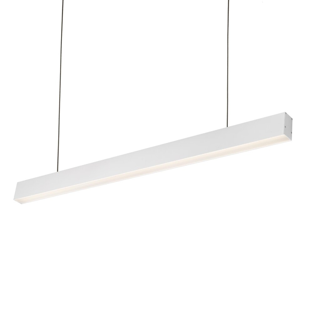 Spectrum voor de installateur LED Pendelarmatuur 112CM - Wit Allday - 35W 5075Lm - 3000K 830 Warm Wit | UGR19 Prisma - 1120x74x44mm - 5 jaar garantie Spectrum voor de installateur LED Pendelarmatuur 112CM - Wit Allday - 35W 5075Lm - 3000K 830 Warm Wit | UGR19 Prisma - 1120x74x44mm - 5 jaar garantie