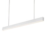 Spectrum voor de installateur LED Pendelarmatuur 112CM - Wit Allday - 35W 5075Lm - 3000K 830 Warm Wit | UGR19 Prisma - 1120x74x44mm - 5 jaar garantie Spectrum voor de installateur LED Pendelarmatuur 112CM - Wit Allday - 35W 5075Lm - 3000K 830 Warm Wit | UGR19 Prisma - 1120x74x44mm - 5 jaar garantie