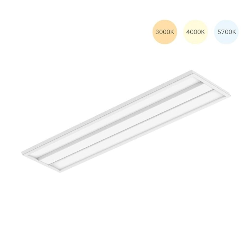 Tronix LED Paneel 120x30cm - 36W 3600Lm - 3CCT 830-840-857 Multi Color Switch | PH TRIAC DIM - UGR19 Prisma - Incl. Eurostekker 2m Tronix LED Paneel 120x30cm - 36W 3600Lm - 3CCT 830-840-857 Multi Color Switch | PH TRIAC DIM - UGR19 Prisma - Incl. Eurostekker 2m