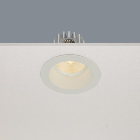 Artdelight LED Inbouwspot VENICE - Wit - 8W 720Lm - 2700K Warm Wit - IP44 | Dimbaar Artdelight LED Inbouwspot VENICE - Wit - 8W 720Lm - 2700K Warm Wit - IP44 | Dimbaar