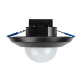 Kanlux Aanwezigheidssensor - Zwart SENTO - PIR sensor 360D - 111MM Inbouw / Opbouw | Max 2000W - Zaagmaat 66MM Kanlux Aanwezigheidssensor - Zwart SENTO - PIR sensor 360D - 111MM Inbouw / Opbouw | Max 2000W - Zaagmaat 66MM