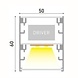 LCB LED Europe  Hexagon  1200x1039mm - 3000K 5400Lm -  Dali driver -  2m. Ophangstaalkabel  -  2m . Aansluitsnoer - 5 jaar garantie.