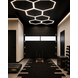 LCB LED Europe  Hexagon  1200x1039mm - 3000K 5400Lm -  Dali driver -  2m. Ophangstaalkabel  -  2m . Aansluitsnoer - 5 jaar garantie.
