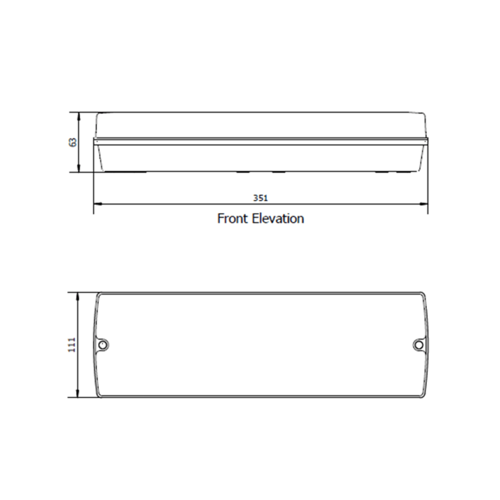 LCB LED Europe LED IP65 Noodverlichting - 3W 6500K - 3 uur nood LCB LED Europe LED IP65 Noodverlichting - 3W 6500K - 3 uur nood