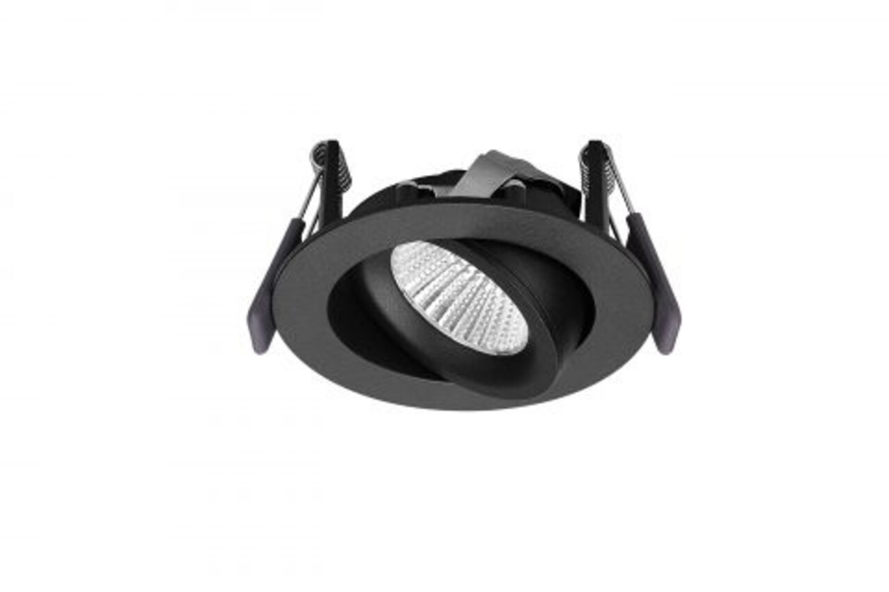 LCB LED Europe LED Inbouwspot Zwart - 94mm - IP54 - 9W 680Lm - DTW 1800-3000K Dim To warm | Zaagmaat Ø83mm - Dimtone Dimbaar 230v LCB LED Europe LED Inbouwspot Zwart - 94mm - IP54 - 9W 680Lm - DTW 1800-3000K Dim To warm | Zaagmaat Ø83mm - Dimtone Dimbaar 230v