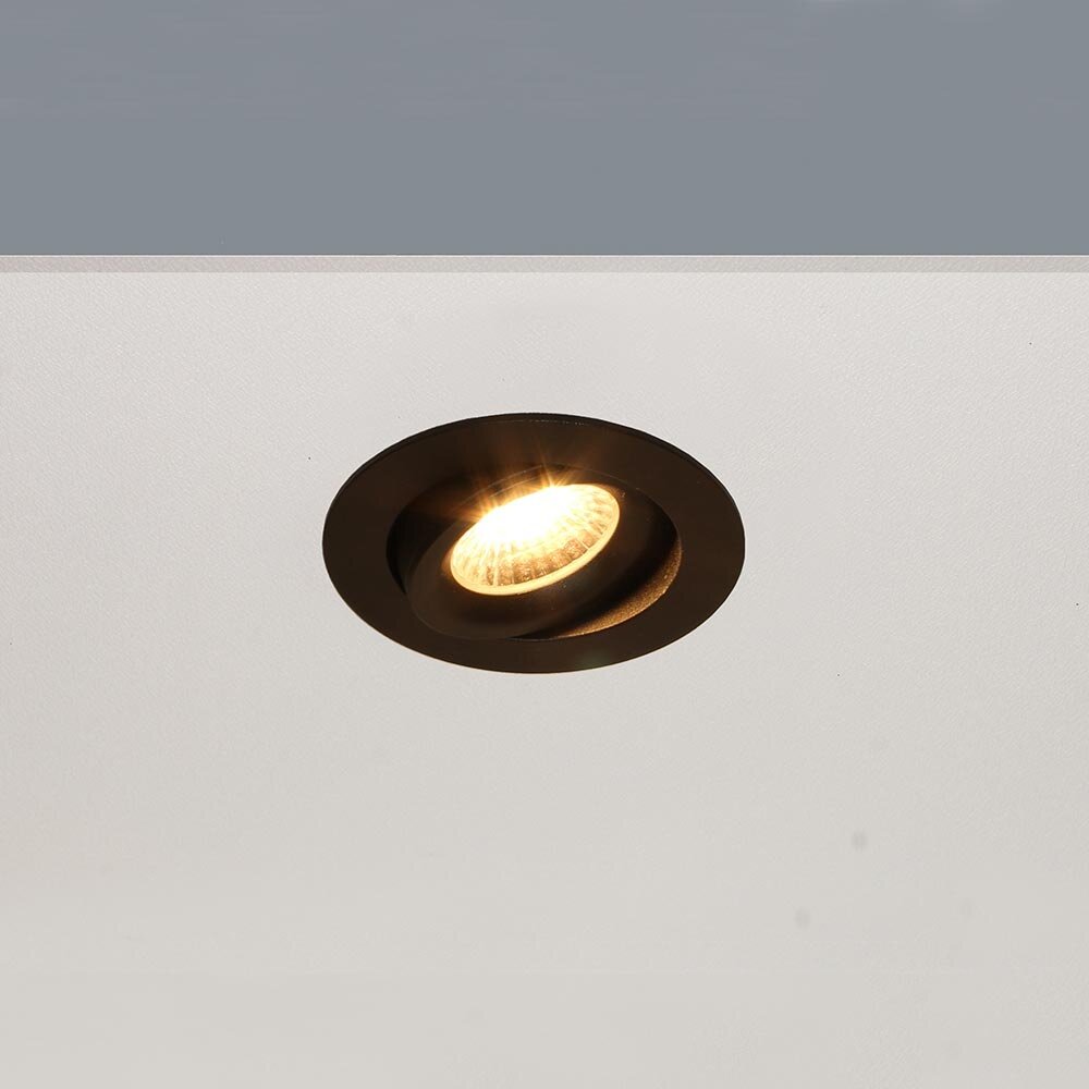 LCB LED Europe LED Inbouwspot Zwart - 94mm - IP54 - 9W 680Lm - DTW 1800-3000K Dim To warm | Zaagmaat Ø83mm - Dimtone Dimbaar 230v LCB LED Europe LED Inbouwspot Zwart - 94mm - IP54 - 9W 680Lm - DTW 1800-3000K Dim To warm | Zaagmaat Ø83mm - Dimtone Dimbaar 230v