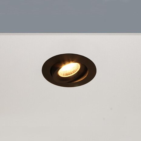 LCB LED Europe LED Inbouwspot Zwart - 94mm - IP54 - 9W 680Lm - DTW 1800-3000K Dim To warm | Zaagmaat Ø83mm - Dimtone Dimbaar 230v LCB LED Europe LED Inbouwspot Zwart - 94mm - IP54 - 9W 680Lm - DTW 1800-3000K Dim To warm | Zaagmaat Ø83mm - Dimtone Dimbaar 230v
