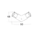 Braytron Toebehoren HEXAGON | Connector Transparant - Koppelstuk voor LED HEXAGON Braytron Toebehoren HEXAGON | Connector Transparant - Koppelstuk voor LED HEXAGON