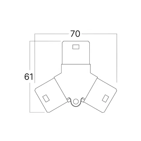 Braytron Toebehoren HEXAGON | Y-Connector Transparant - Koppelstuk voor LED HEXAGON Braytron Toebehoren HEXAGON | Y-Connector Transparant - Koppelstuk voor LED HEXAGON