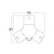 Braytron Toebehoren HEXAGON | Y-Connector Transparant - Koppelstuk voor LED HEXAGON Braytron Toebehoren HEXAGON | Y-Connector Transparant - Koppelstuk voor LED HEXAGON