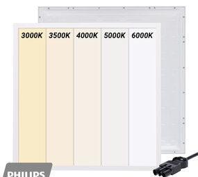 LCB LED Paneel 60x60cm - 30W 4050lm - UGR<19 - 5-CCT - Philips Driver | GST18i3 Compatibel
