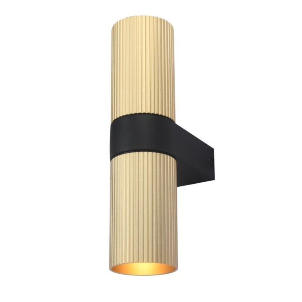 Artdelight LED Wandlamp IP20 - Up Down Light - LINEA Mat Goud - 2x GU10 Fitting | Artdelight LED Wandlamp IP20 - Up Down Light - LINEA Mat Goud - 2x GU10 Fitting |