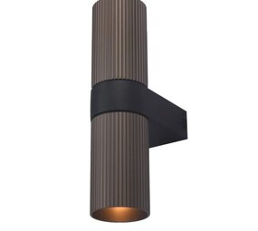 Artdelight LED Wandlamp IP20 - Up Down Light - LINEA Bruin - 2x GU10 Fitting Artdelight LED Wandlamp IP20 - Up Down Light - LINEA Bruin - 2x GU10 Fitting