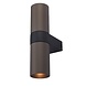Artdelight LED Wandlamp IP20 - Up Down Light - LINEA Bruin - 2x GU10 Fitting Artdelight LED Wandlamp IP20 - Up Down Light - LINEA Bruin - 2x GU10 Fitting