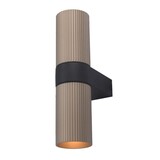 Artdelight LED Wandlamp IP20 - Up Down Light - LINEA Champagne - 2x GU10 Fitting