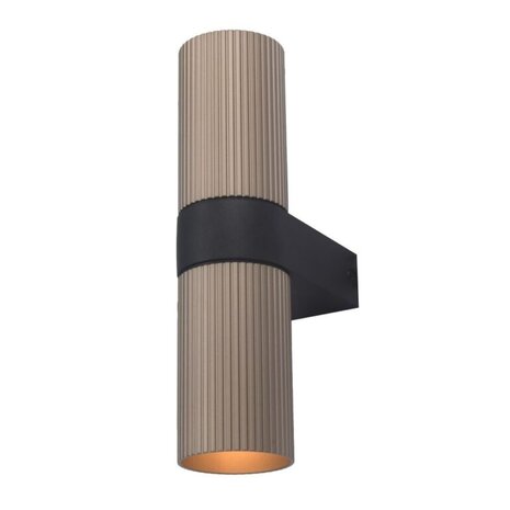 Artdelight LED Wandlamp IP20 - Up Down Light - LINEA Champagne - 2x GU10 Fitting Artdelight LED Wandlamp IP20 - Up Down Light - LINEA Champagne - 2x GU10 Fitting
