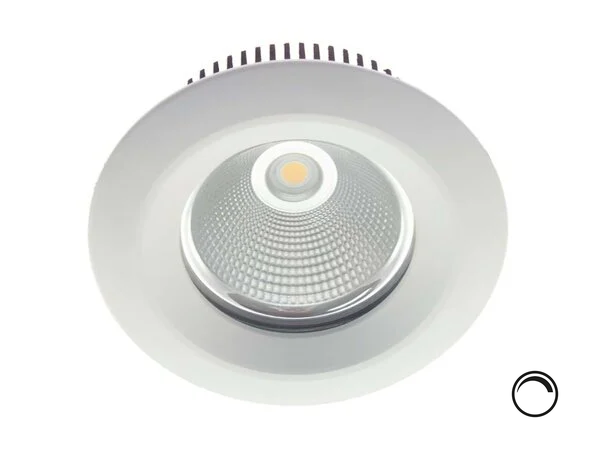 Macbright Dimbare LED Downlight IP54 - PLUTO Mini 165MM   Wit - 9.3W 1100Lm- 4000K 840  Warm wit |  TRIAC DIM - Zaagmaat 125MM + Wieland GST18i3