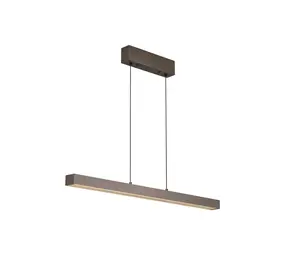 Searchlight LED Hanglamp Brons/Koffie - 39W 4000Lm - 2700K/4000K/6000K CCT - Dimbaar | Verstelbaar 95-150CM Searchlight LED Hanglamp Brons/Koffie - 39W 4000Lm - 2700K/4000K/6000K CCT - Dimbaar | Verstelbaar 95-150CM