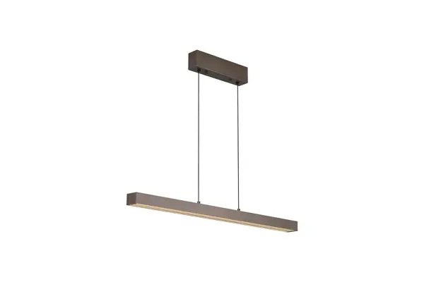 Searchlight LED Hanglamp Brons/Koffie - 39W 4000Lm - 2700K/4000K/6000K CCT - Dimbaar | Verstelbaar 95-150CM Searchlight LED Hanglamp Brons/Koffie - 39W 4000Lm - 2700K/4000K/6000K CCT - Dimbaar | Verstelbaar 95-150CM