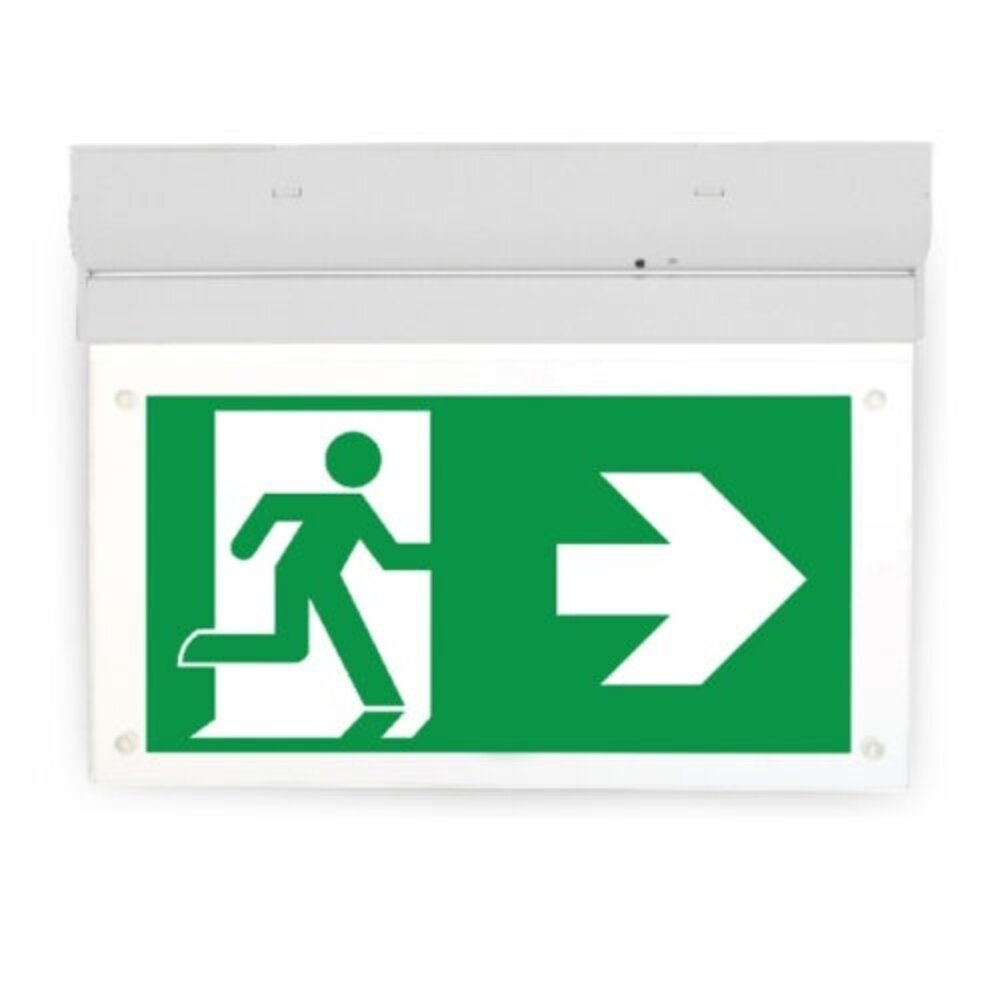 LCB LED Europe LED Noodverlichting - Wit - 2W - Wand/ Plafond montage | Incl. Pictogram - LifePO4 3.2V 1.5Ah accu LCB LED Europe LED Noodverlichting - Wit - 2W - Wand/ Plafond montage | Incl. Pictogram - LifePO4 3.2V 1.5Ah accu