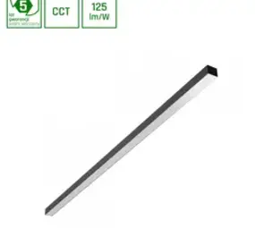 Spectrum voor de installateur Spectrum ALLDAY BASIC LED-plafondlamp zwart 3CCT IP20 150 cm Spectrum voor de installateur Spectrum ALLDAY BASIC LED-plafondlamp zwart 3CCT IP20 150 cm