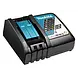 LCB LED Europe Makita DC18RC 14.4V - 18V Li-Ion Accu snellader met actieve koeling LCB LED Europe Makita DC18RC 14.4V - 18V Li-Ion Accu snellader met actieve koeling