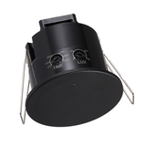 LCB LED Europe Inbouw Aanwezigheidsssensor IP54 - Zwart - 85MM | microwave-sensor - Zaagmaat 76MM - max. 1200W - 230V LCB LED Europe Inbouw Aanwezigheidsssensor IP54 - Zwart - 85MM | microwave-sensor - Zaagmaat 76MM - max. 1200W - 230V