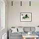 Braytron LED Plafondspot IP20 - TUBE 200MM - Rond Zwart 1- Lichts |  GU10 fitting - 55MM - 230v - excl. lichtbron
