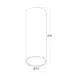 Braytron LED Plafondspot IP20 - TUBE 200MM - Rond Zwart 1- Lichts |  GU10 fitting - 55MM - 230v - excl. lichtbron