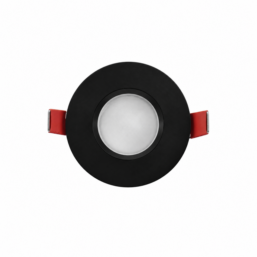 LCB Inbouwarmatuur Rond Zwart | Buitenmaat Ø84mm | Zaagmaat 60mm | IP65 LCB Inbouwarmatuur Rond Zwart | Buitenmaat Ø84mm | Zaagmaat 60mm | IP65